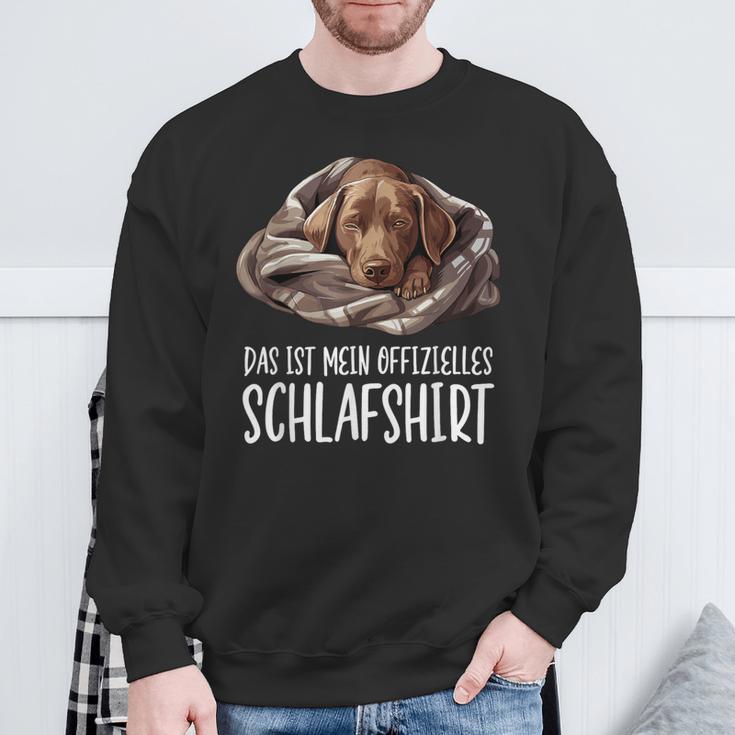 Cute Dog Official Sleep Labrador Retriever Sweatshirt Geschenke für alte Männer