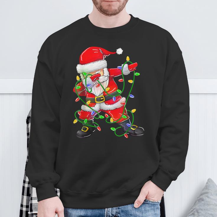 Dabbing Santa Claus Santa Claus Sweatshirt Geschenke für alte Männer