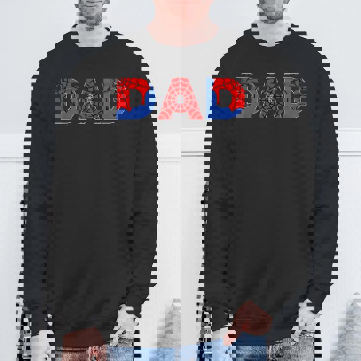 Dad Birthday Boy Spider Family Party Decorations Sweatshirt Gifts for Old Men