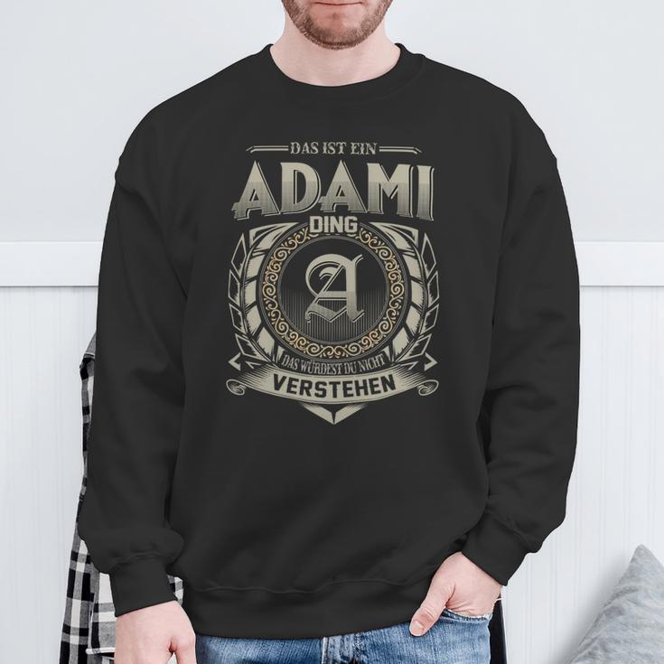 Das Ist Ein Adami Ding Adami Name Sweatshirt Geschenke für alte Männer