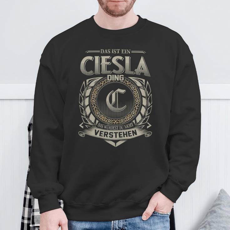 Das Ist Ein Ciesla Ding Ciesla Name Sweatshirt Geschenke für alte Männer