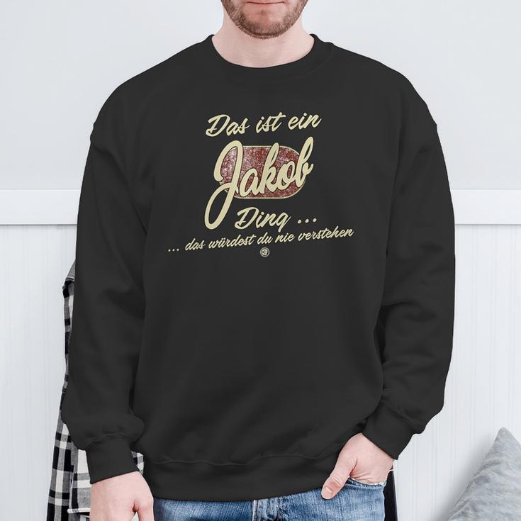 Das Ist Ein Jakob Ding Family Sweatshirt Geschenke für alte Männer