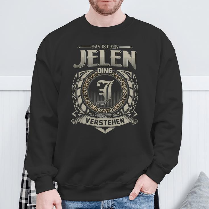 Das Ist Ein Jelen Ding Jelen Name Sweatshirt Geschenke für alte Männer