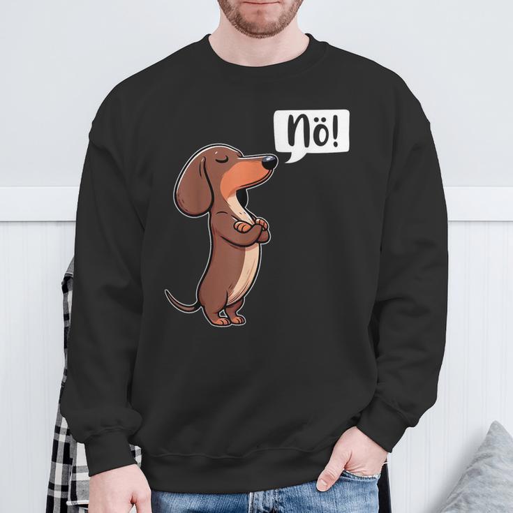 Dickköpfiger Rauhaardackel Nö Dachshund Dog Dog Sweatshirt Geschenke für alte Männer