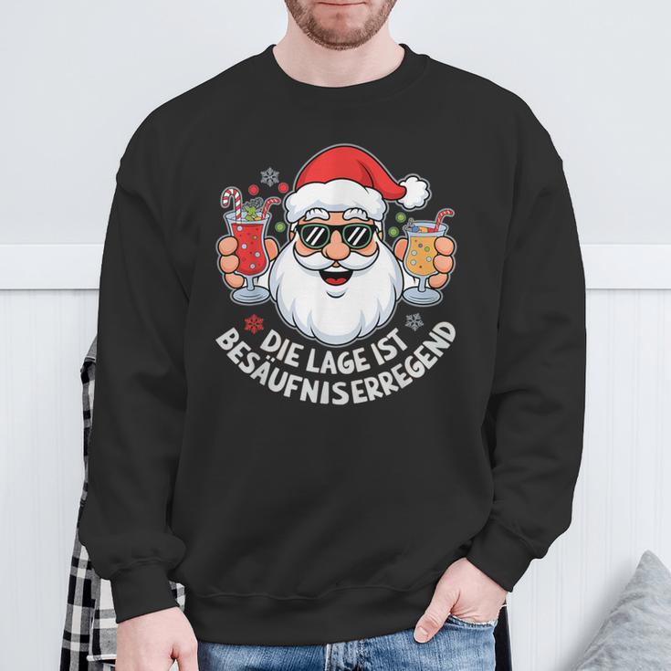 Die Lage Ist Besäufniserregend Christmas Sweatshirt Geschenke für alte Männer