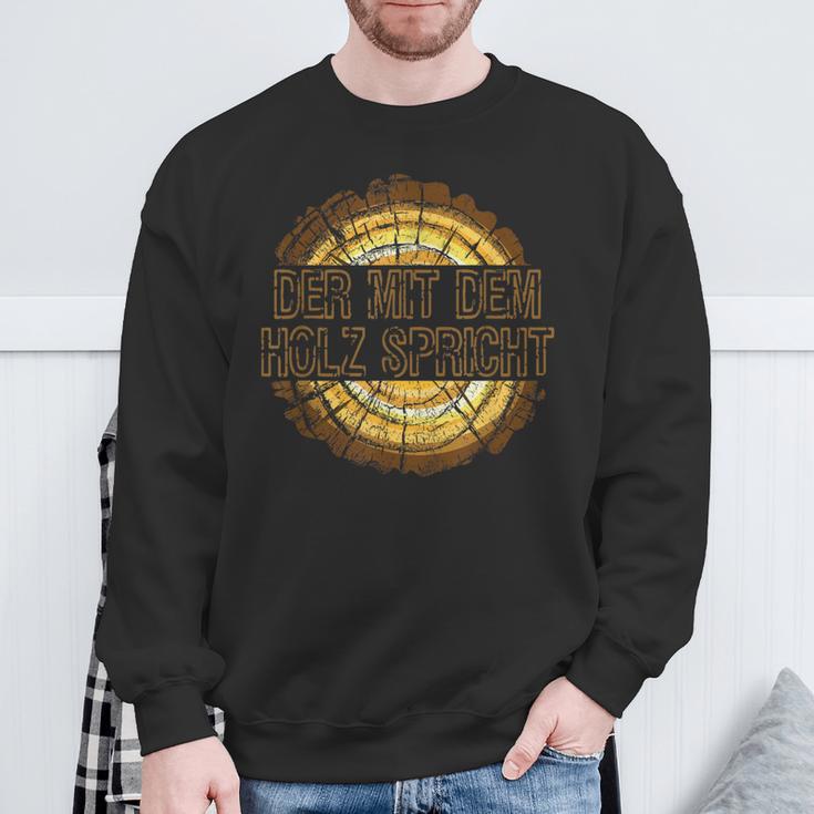 Die Mit Dem Holz Speakers Sweatshirt Geschenke für alte Männer