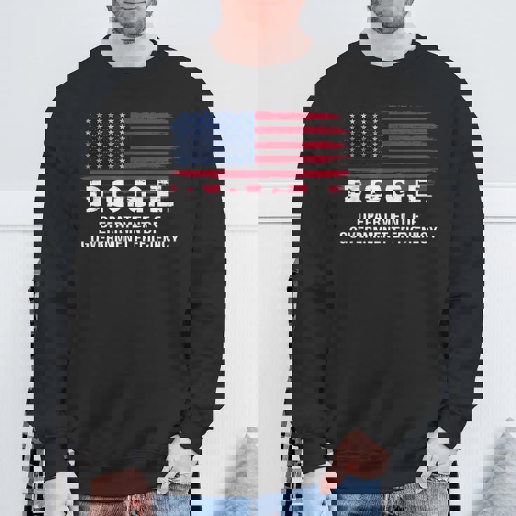 Doge Department Of Government Efficiency DOGE Government Sweatshirt Gifts for Old Men
