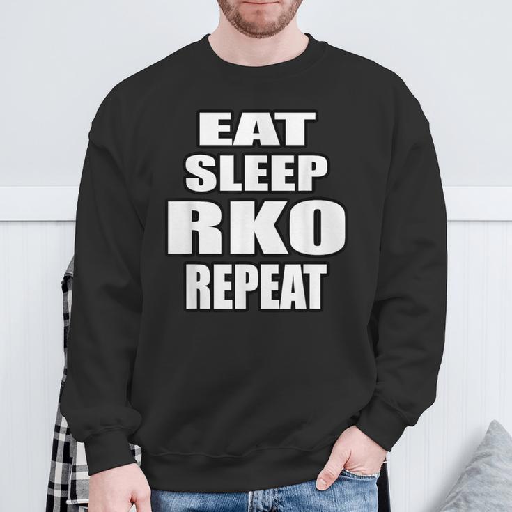 Eat Sleep Rko Repeat Trending Sweatshirt Geschenke für alte Männer