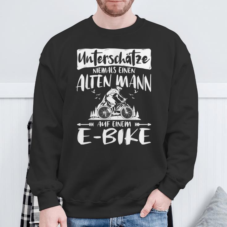 Ebike Mountain Bike Bicycle Accessories E-Bike Sweatshirt Geschenke für alte Männer