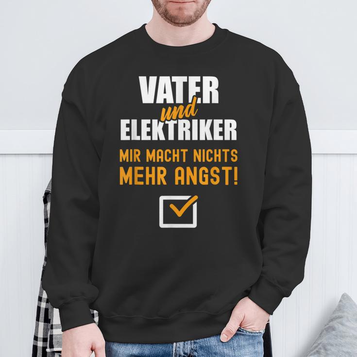 Electrician Father Dad Birth Sweatshirt Geschenke für alte Männer