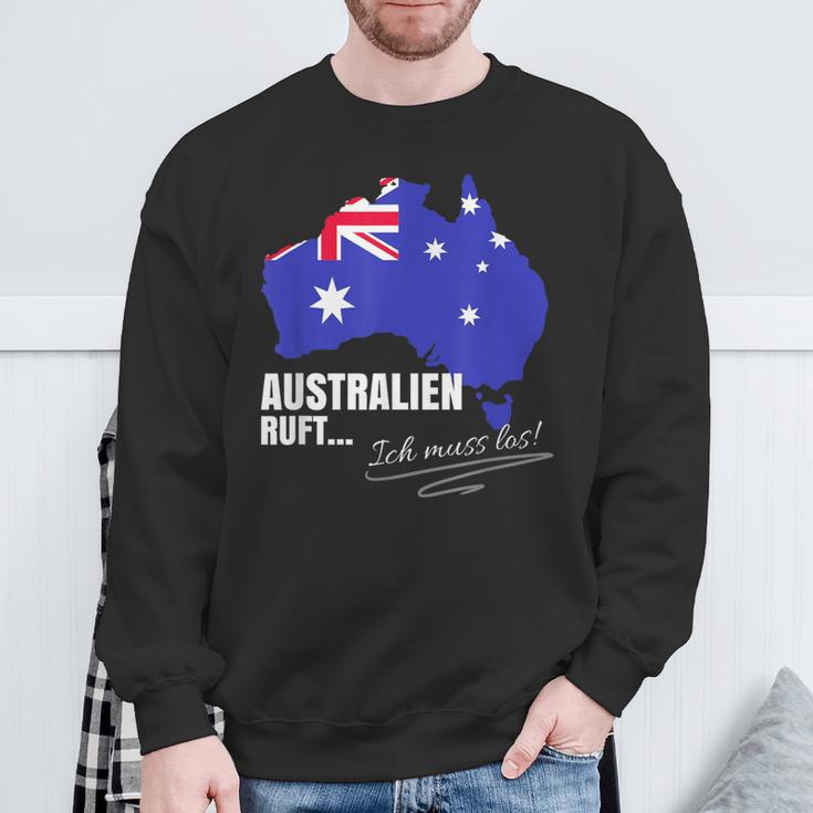 Emigration Australia Farewell Must Have Gadgets Emigrant Sweatshirt Geschenke für alte Männer