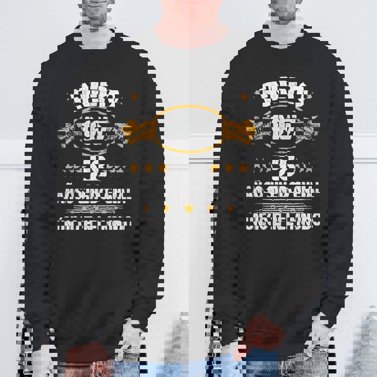 Enero 1967 58 Años Hombre Cumpleaños Regalo Enero 1967 Camisa de entrenamiento Regalos para ancianos