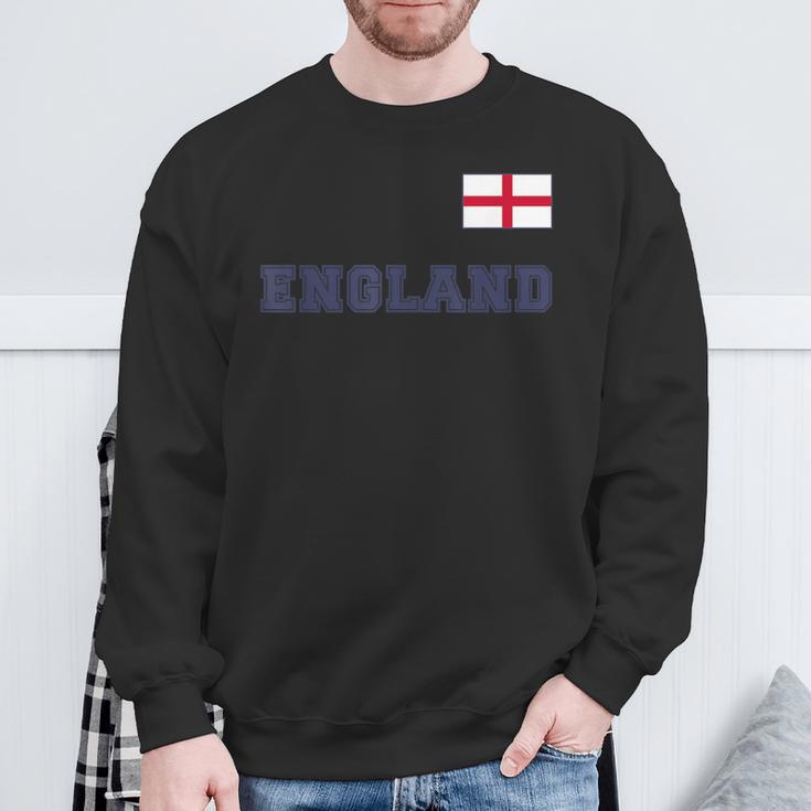 England With National Flag Flag On The Chest Sweatshirt Geschenke für alte Männer