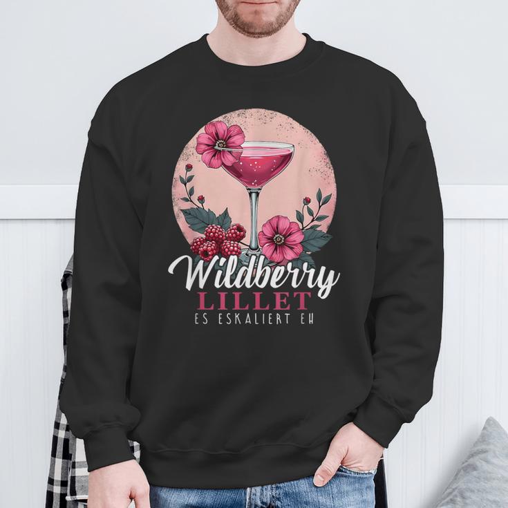 Es Eskaliert Eh Sommer Cocktail Party Wildberry Lillet Damen Sweatshirt Geschenke für alte Männer