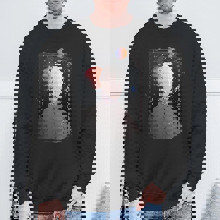 Faceless Man Planet Astronaut -Astral Cosmic Space Sweatshirt Gifts for Old Men