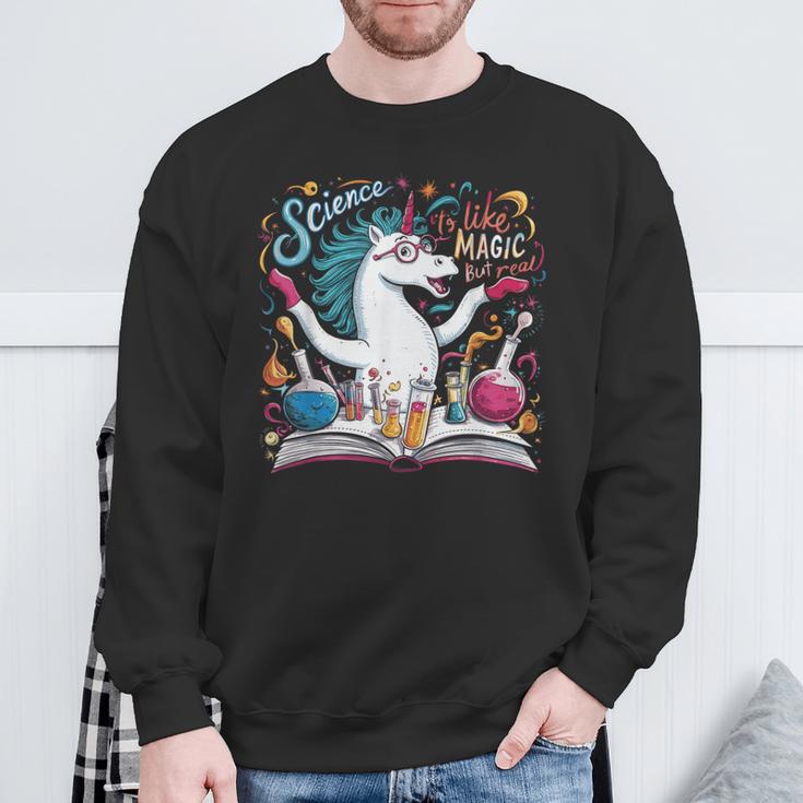 Fantastic Science It's Like Magic But Real Sweatshirt Geschenke für alte Männer