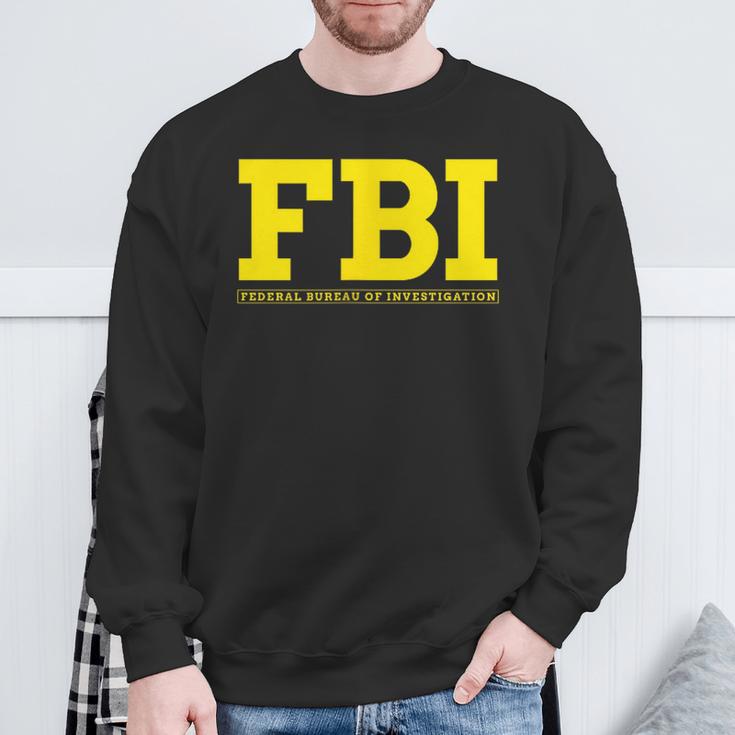 Fbi Federal Office For Investigation Officers 2-Sided Sweatshirt Geschenke für alte Männer