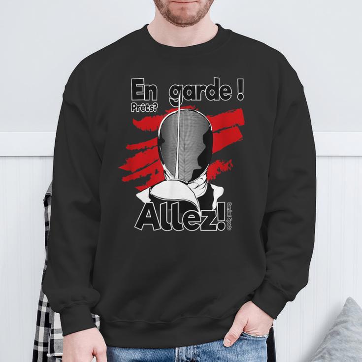 Fencing Fencing Sports Sweatshirt Geschenke für alte Männer