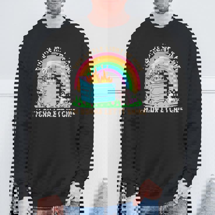Feral Raccoon Meme Sweatshirt | Raccoons Team Trash | Fun Unisex Top Gifts for Old Men