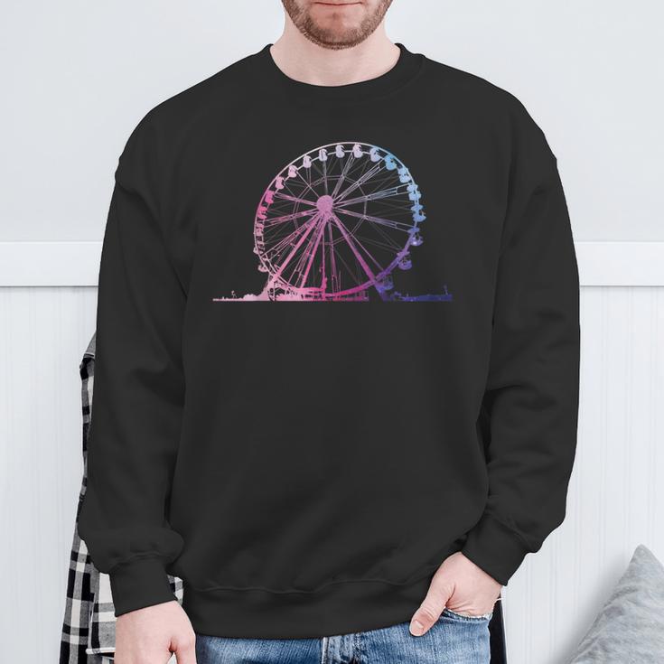 Ferris Wheel Fair Lovers Kirmes Fan Sweatshirt Geschenke für alte Männer