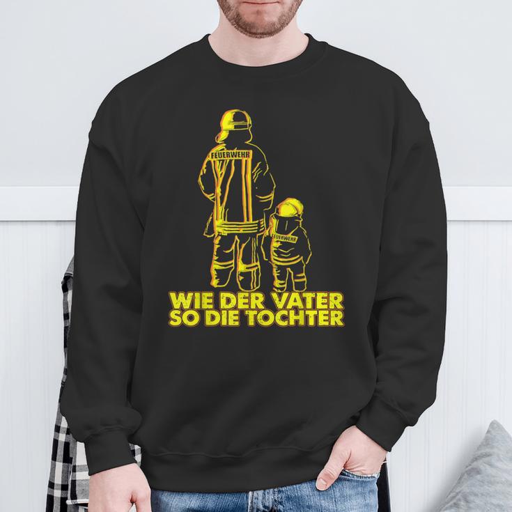 Firefighter Boys' Like Der Fater So Die Dochter Sweatshirt Geschenke für alte Männer