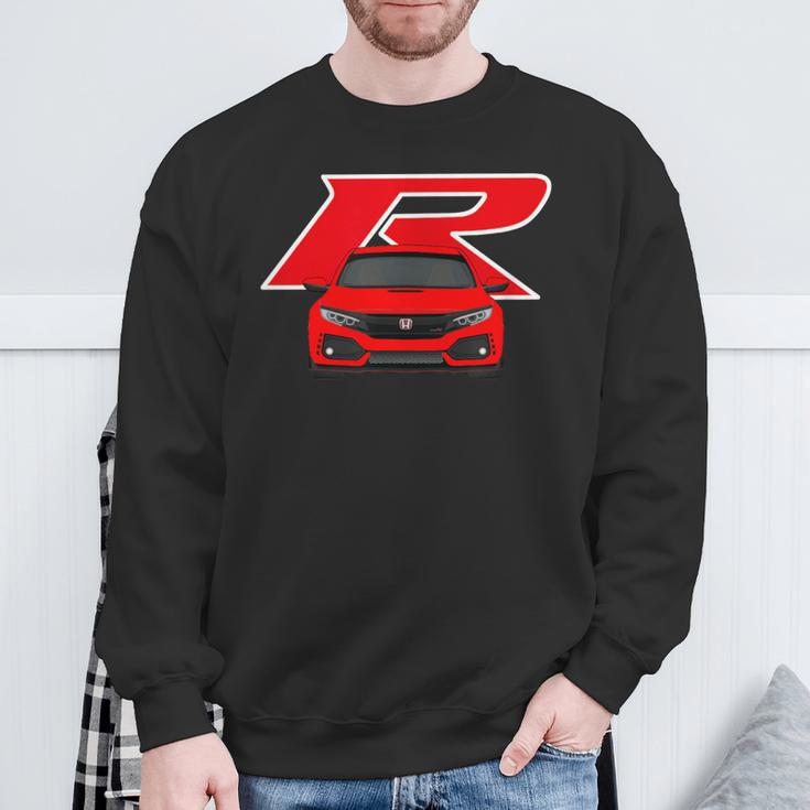 Fk8 Civic Type R Rally Red Sweatshirt Geschenke für alte Männer