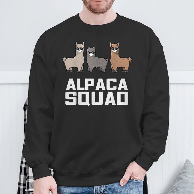 Alpaca For Alpaca Squad Lovers Sweatshirt Geschenke für alte Männer