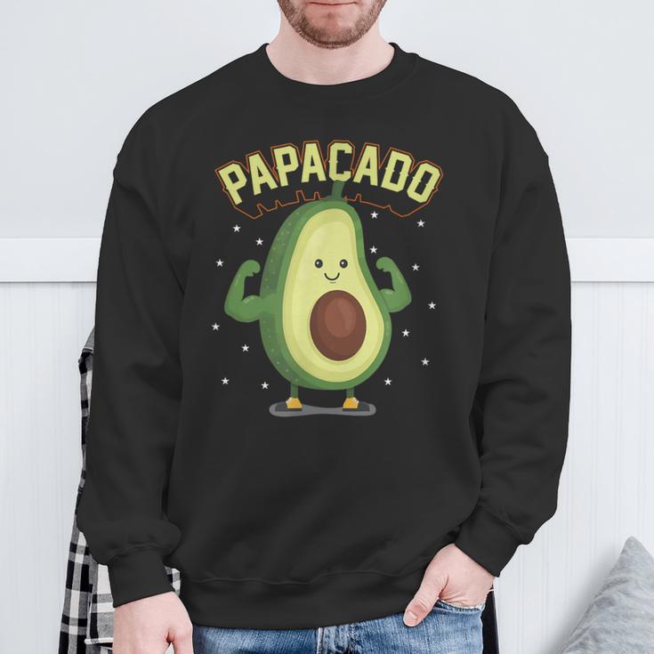 Avocado For Fathers Papacado Sweatshirt Geschenke für alte Männer