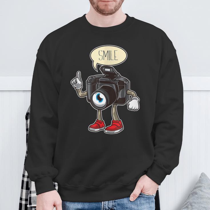 Camera With Cartoon For Children Photography Sweatshirt Geschenke für alte Männer