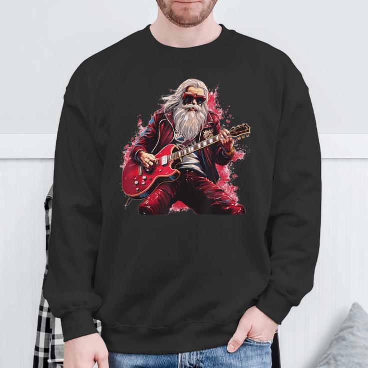 Christmas Rock 'N Roll Sweatshirt Geschenke für alte Männer