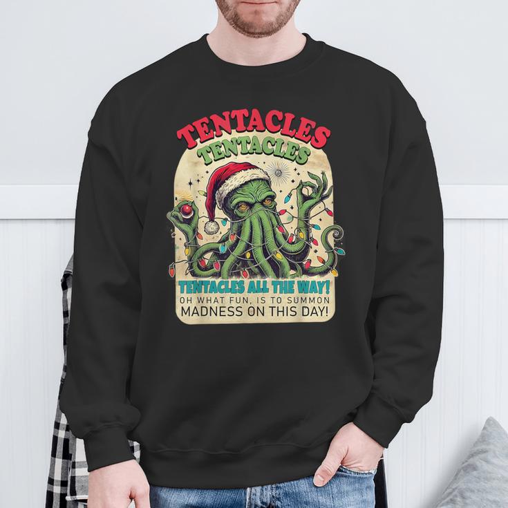 Cthulhu Christmas Tentacle Eldritch Holiday Sweatshirt Geschenke für alte Männer