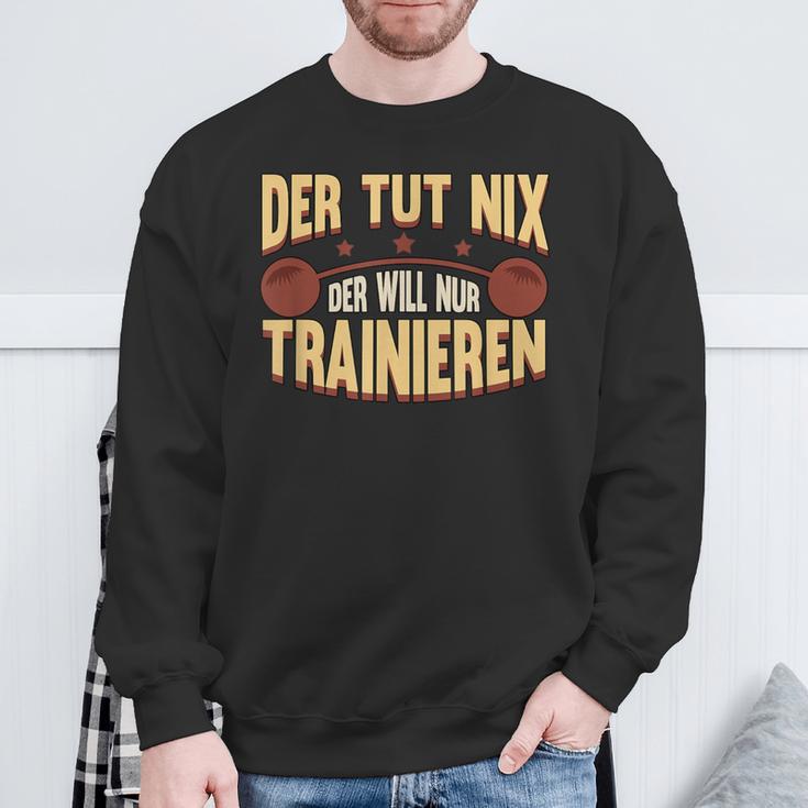 Der Tut Nix Training Saying Strength Sports Muscle Sweatshirt Geschenke für alte Männer