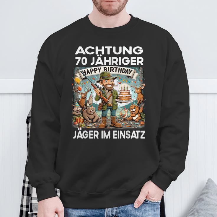 Hunter Forester Birthday 70 Years Old Sweatshirt Geschenke für alte Männer