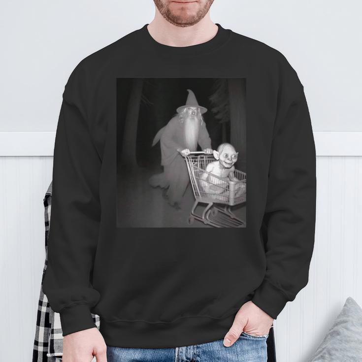 L OR Gan Dolf Wizard Shopping Trolley Smag Cool Sweatshirt Geschenke für alte Männer