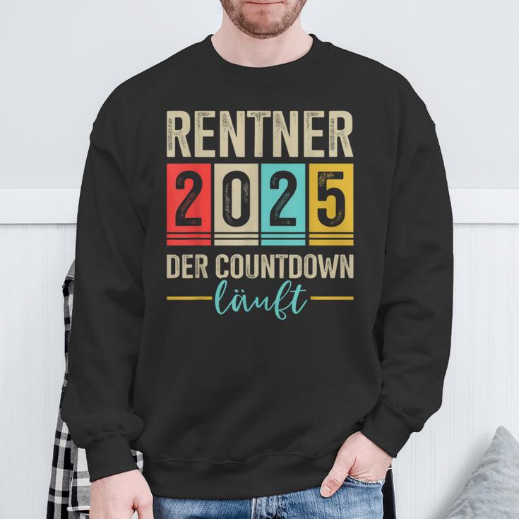 Pensioner 2025 Countdown Running For Retirement Sweatshirt Geschenke für alte Männer