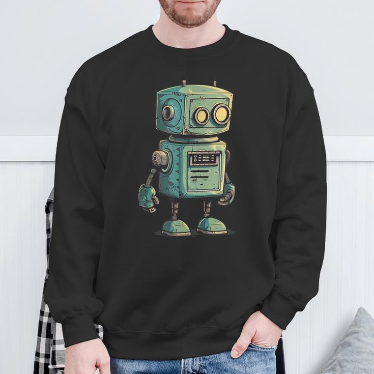 Technical Robot Costume Sweatshirt Geschenke für alte Männer