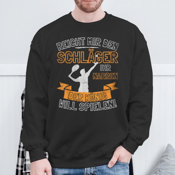 Tennis Player Reicht Mir Den Racket Sweatshirt Geschenke für alte Männer