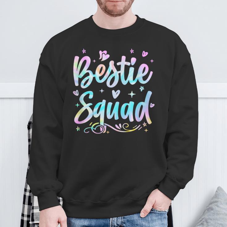 Tie Dye Best Friend Matching Bestie Squad Bff Cute Sweatshirt Gifts for Old Men