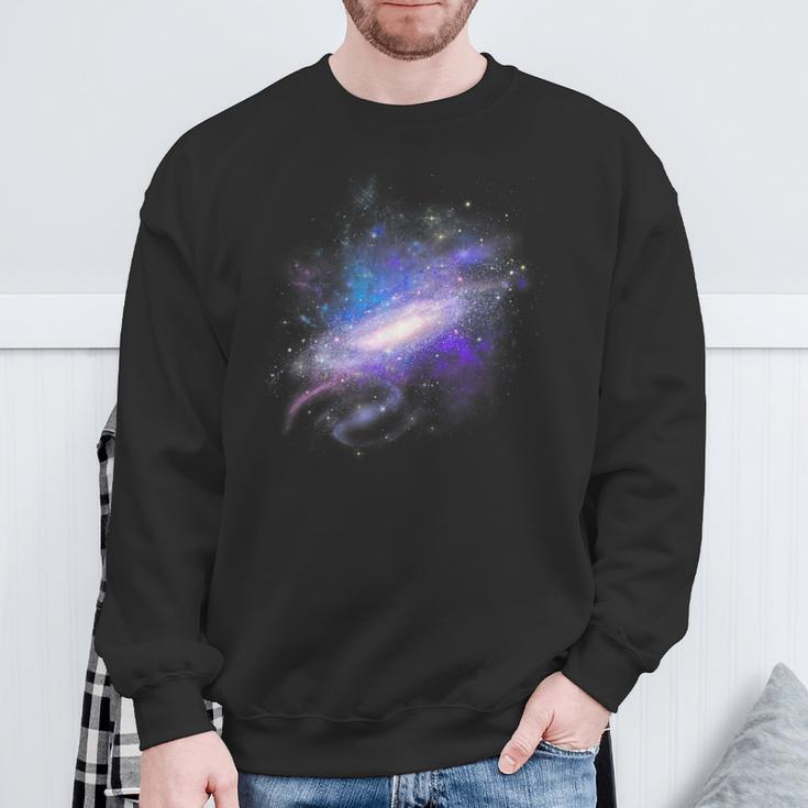 Galaxy Space Planets Universe Stars Moon Astronomer Sweatshirt Geschenke für alte Männer