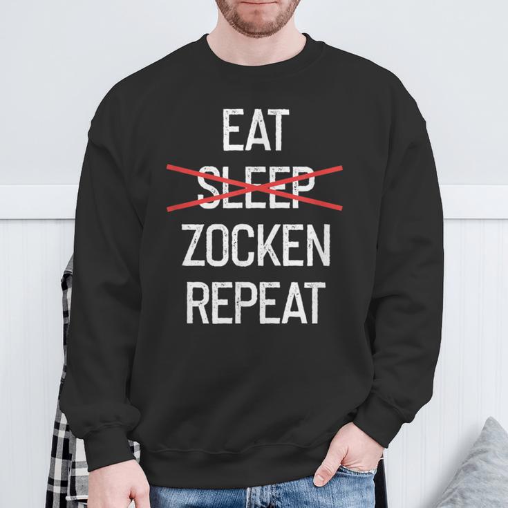 Gamer Zocken Gamer Sweatshirt Geschenke für alte Männer