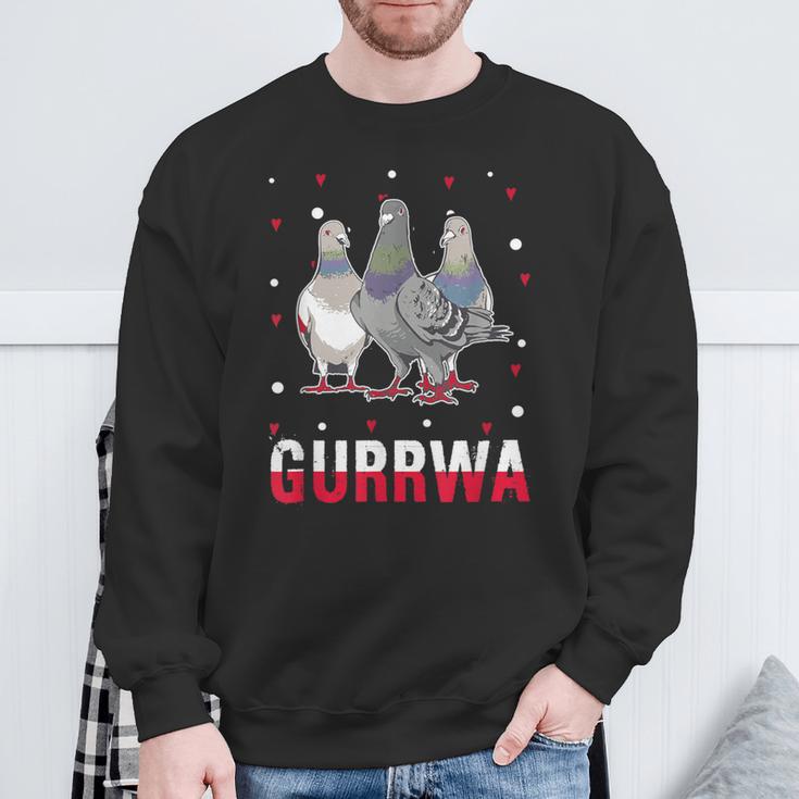 Gurrwa Dove Polska Kurwa For Proud Poland Sweatshirt Geschenke für alte Männer