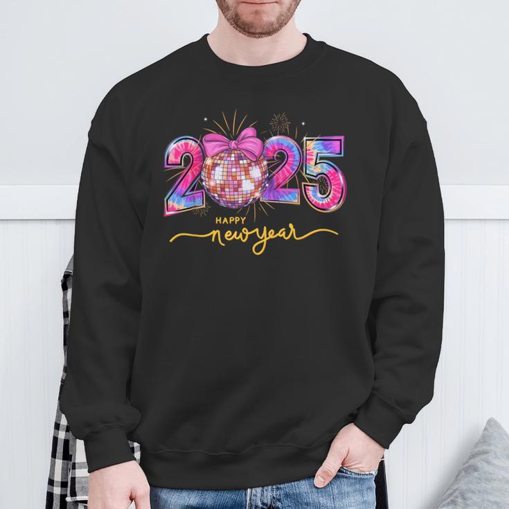 Happy New Year 2025 Pink Coquette Party Family Matching 2025 Sweatshirt Geschenke für alte Männer