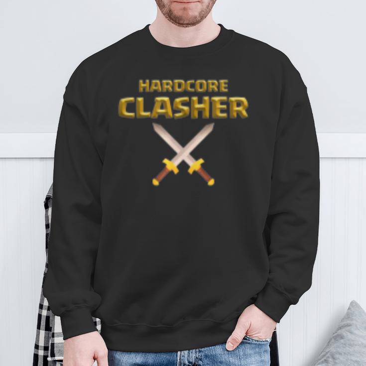 Hardcore Clasher Sweatshirt Geschenke für alte Männer