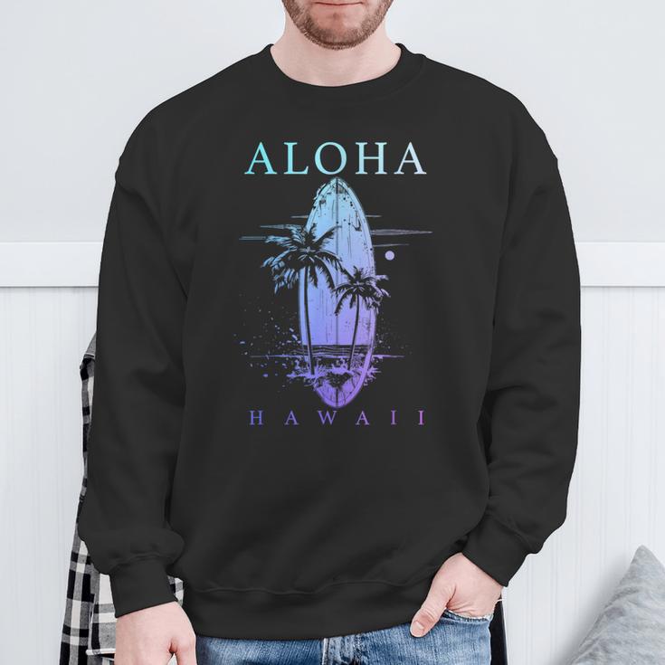 Hawaii Surf Hawaii Aloha Maui Konaintage Surfer Sweatshirt Geschenke für alte Männer