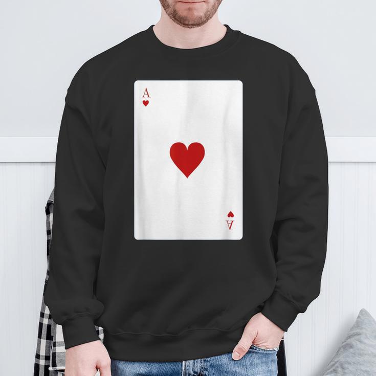 Heart Ace Costume Sweatshirt Geschenke für alte Männer