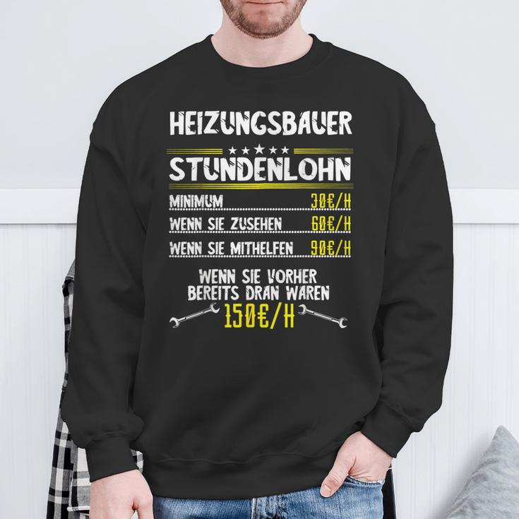 Heating Builder Hourly Wage Sanitary Mechanic Work Sweatshirt Geschenke für alte Männer