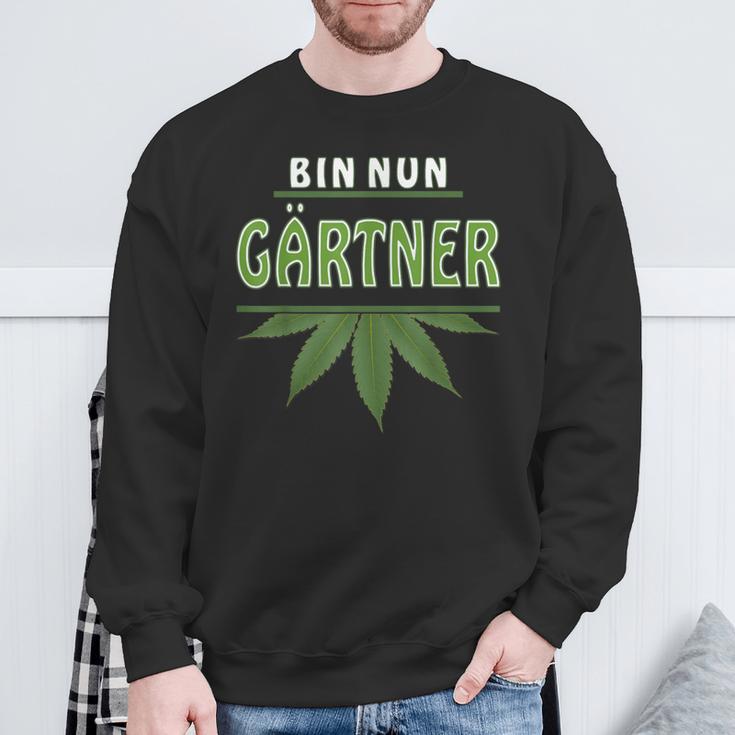 Hemp Bin Nun Gardener Grass Hemp Oil Hemp Blossom Hemp Sweatshirt Geschenke für alte Männer