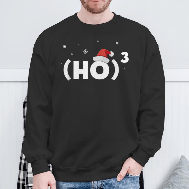 Ho Ho Ho Maths Formula Santa Christmas Sweatshirt Geschenke für alte Männer