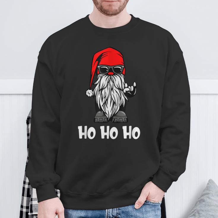 Ho Ho Ho Xmas Christmas Cool Santa Costume Sweatshirt Geschenke für alte Männer