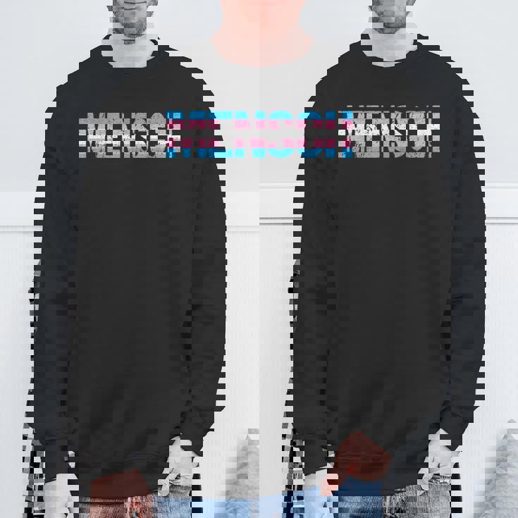 Human Trans Pride LGBTQ LGBT Transgender Transman Sweatshirt Gifts for Old Men